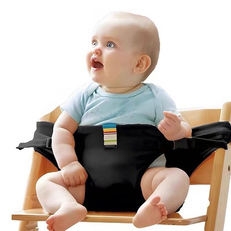 Portable Baby Chair Harness, Compact Travel Seat for High-Back Chairs