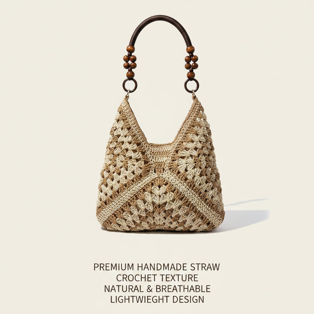 Premium Handmade Straw Bag - Product Match