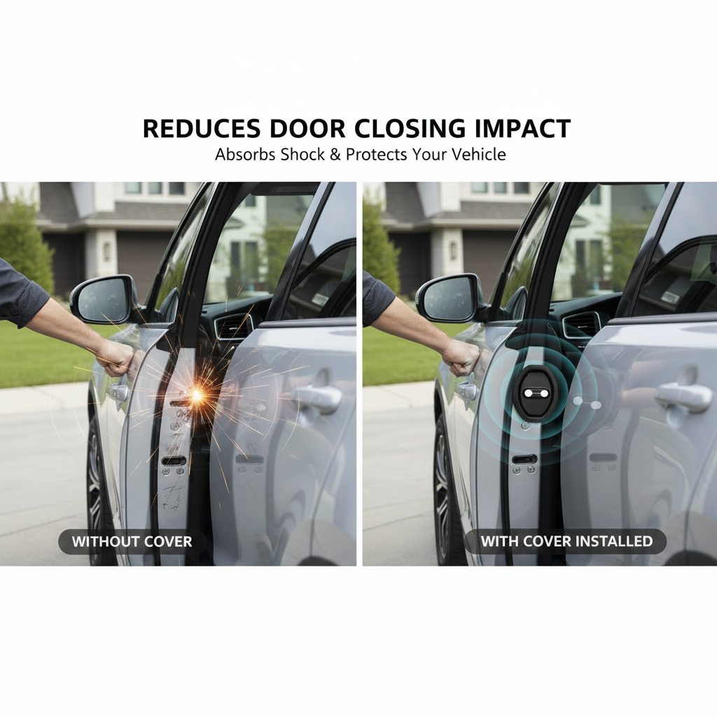 Reduces Door Closing Impact - Square Canvas