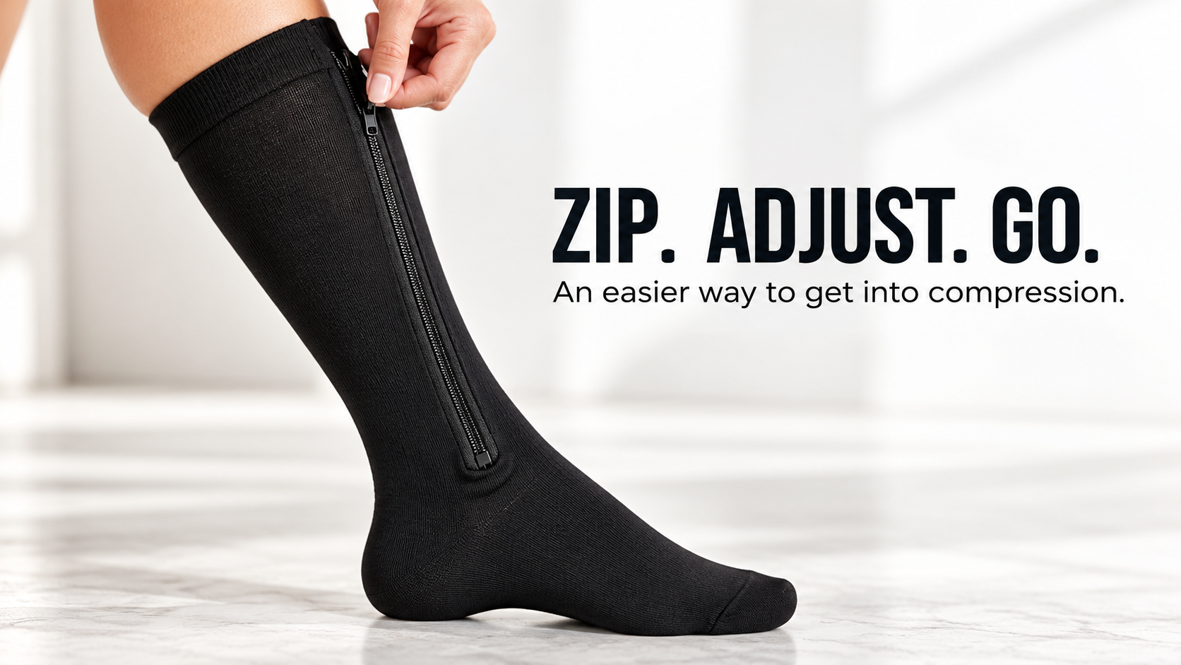 Zip. Adjust. Go.